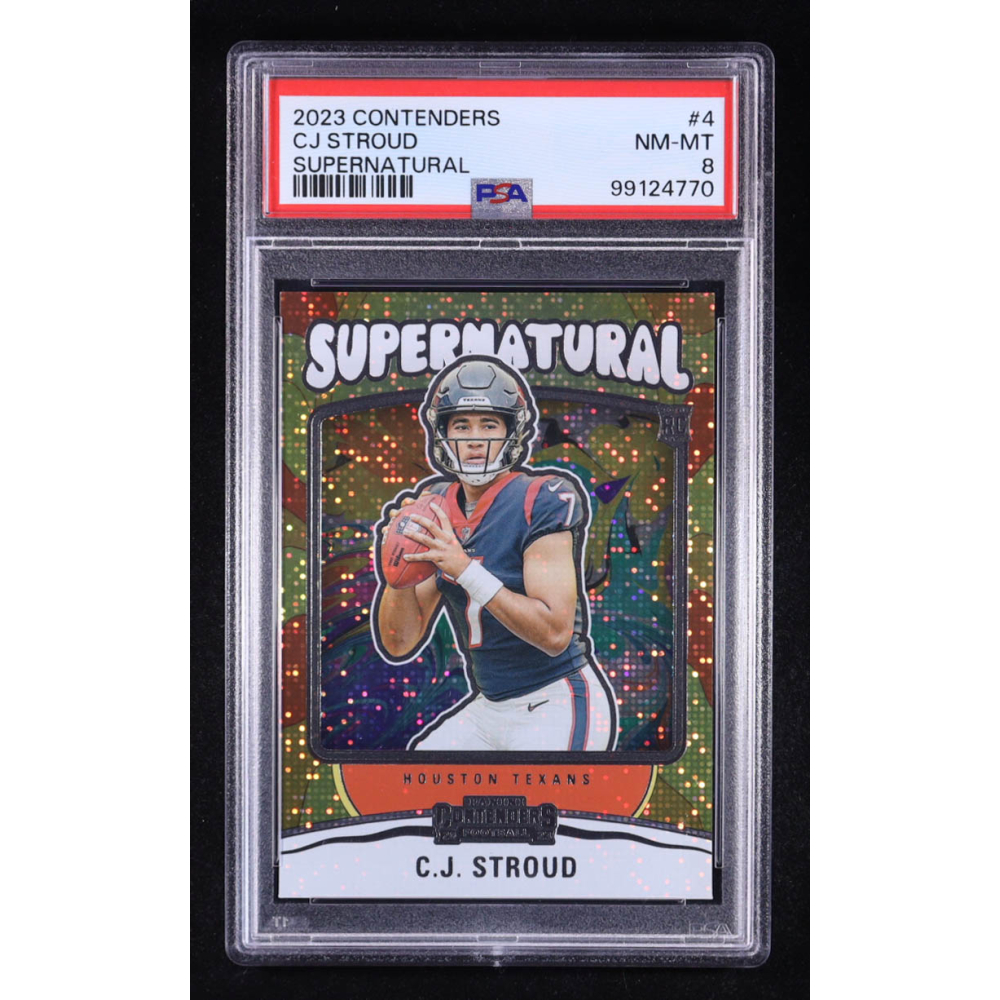 CJ Stroud 2023 Panini Contenders Supernatural #4 RC (PSA 8) at PristineAuction.com