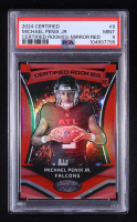Michael Penix Jr. 2024 Certified Certified Rookies Mirror Red #9 #88/99 RC (PSA 9) at PristineAuction.com