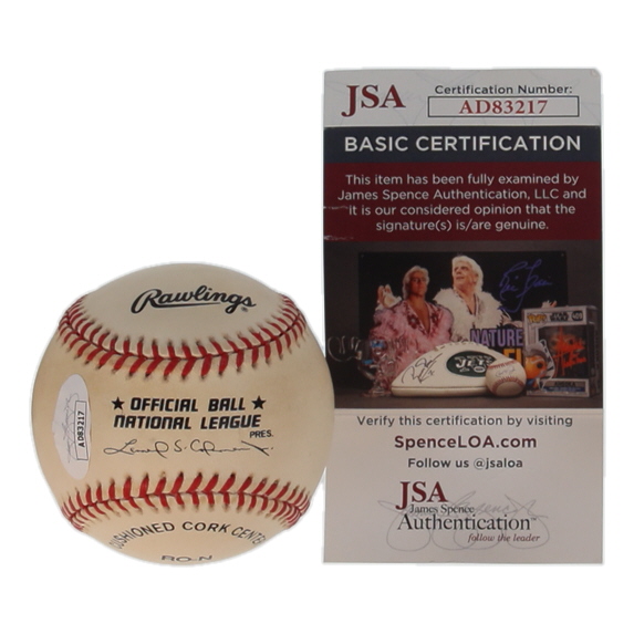 Robin Roberts Signed LE ONL Career Stat Engraved Baseball (JSA) at PristineAuction.com Robin Roberts Signed LE ONL Career Stat Engraved Baseball (JSA) at PristineAuction.com