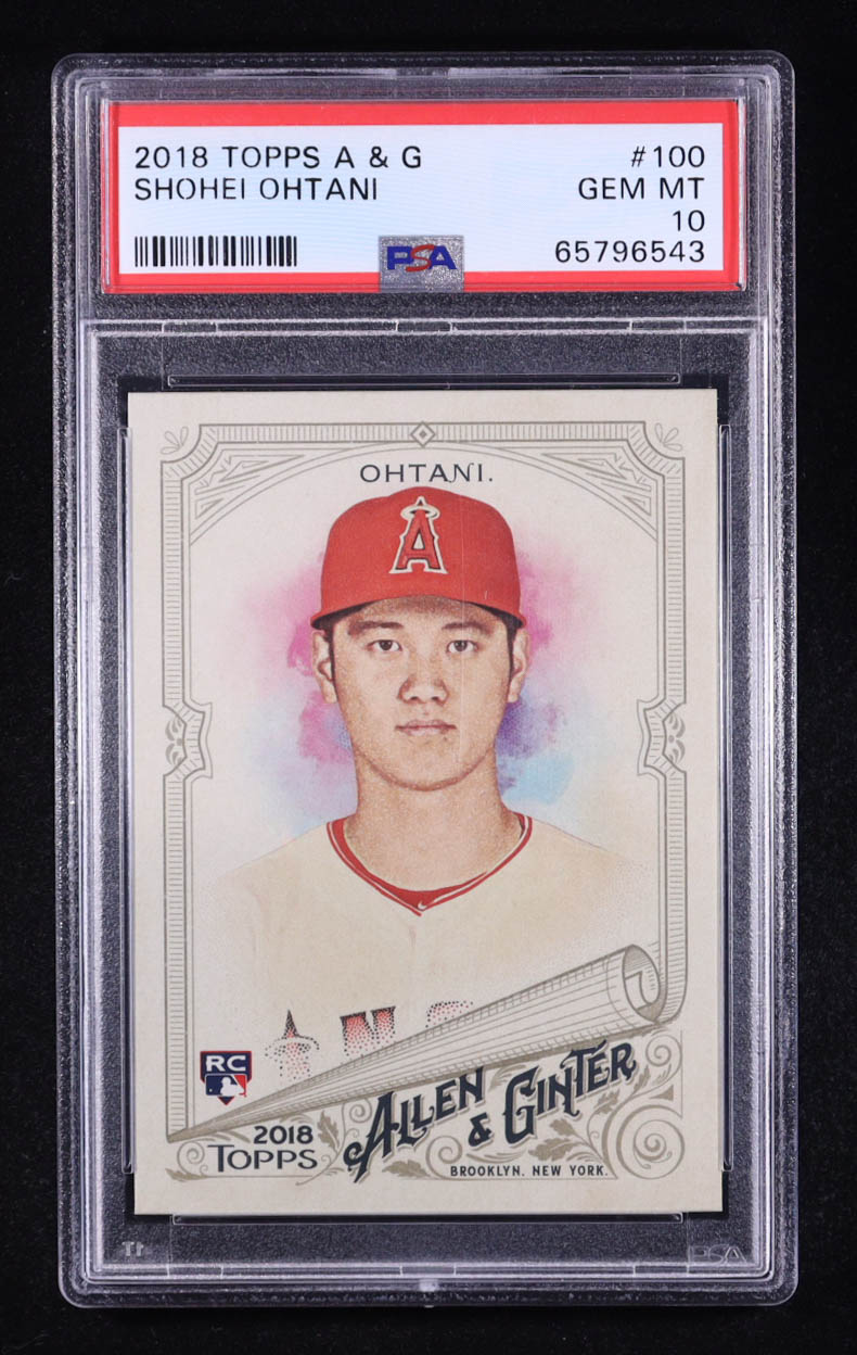 Shohei Ohtani 2018 Topps Allen & Ginter #100 RC (PSA 10) at PristineAuction.com Shohei Ohtani 2018 Topps Allen & Ginter #100 RC (PSA 10) at PristineAuction.com