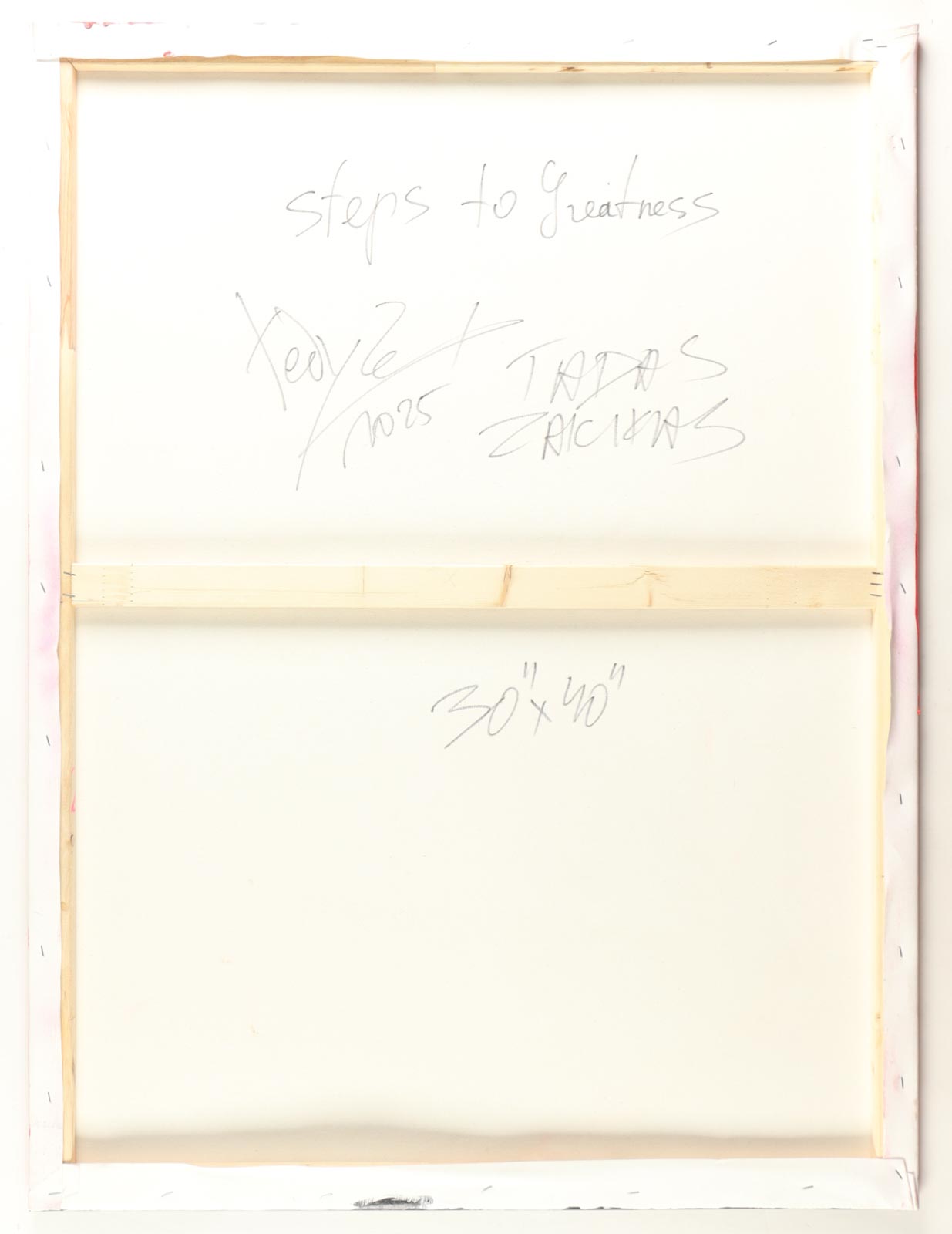 "Steps to Greatness" 2025 30x40 Original Painting on Canvas by Tadas Zaicikas | TedyZet (Zaicikas) at PristineAuction.com "Steps to Greatness" 2025 30x40 Original Painting on Canvas by Tadas Zaicikas | TedyZet (Zaicikas) at PristineAuction.com