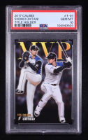 Shohei Ohtani 2017 Calbee Title Holder #T01 RC (PSA 10) at PristineAuction.com