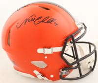 Nick Chubb Signed Browns Full-Size Authentic On-Field Speed Helmet (Beckett) at PristineAuction.com