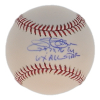 Jim Palmer Signed OML Baseball Inscribed "73, 75, 76 Cy" & "6x All Star" (PSA) at PristineAuction.com