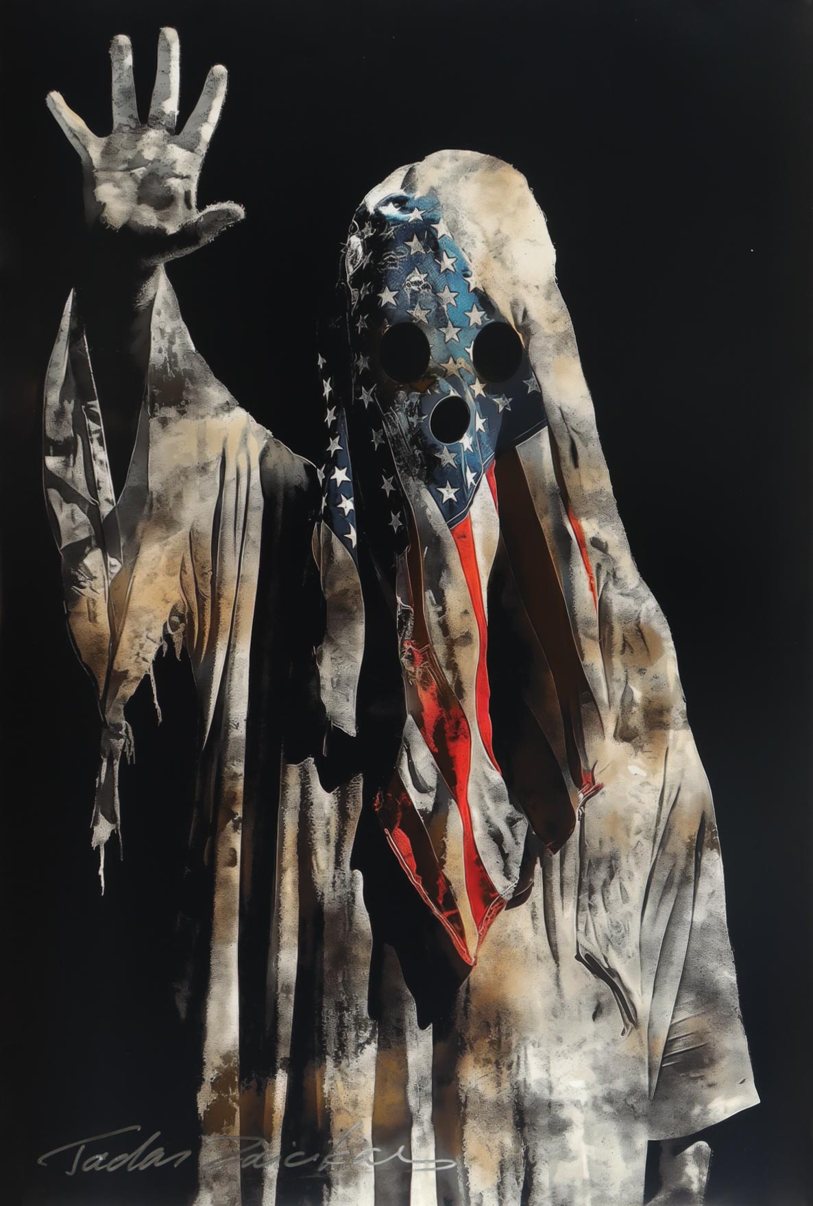 "Liberty #3" 24x36 2025 Print by Tadas Zaicikas | TedyZet (Zaicikas) at PristineAuction.com "Liberty #3" 24x36 2025 Print by Tadas Zaicikas | TedyZet (Zaicikas) at PristineAuction.com