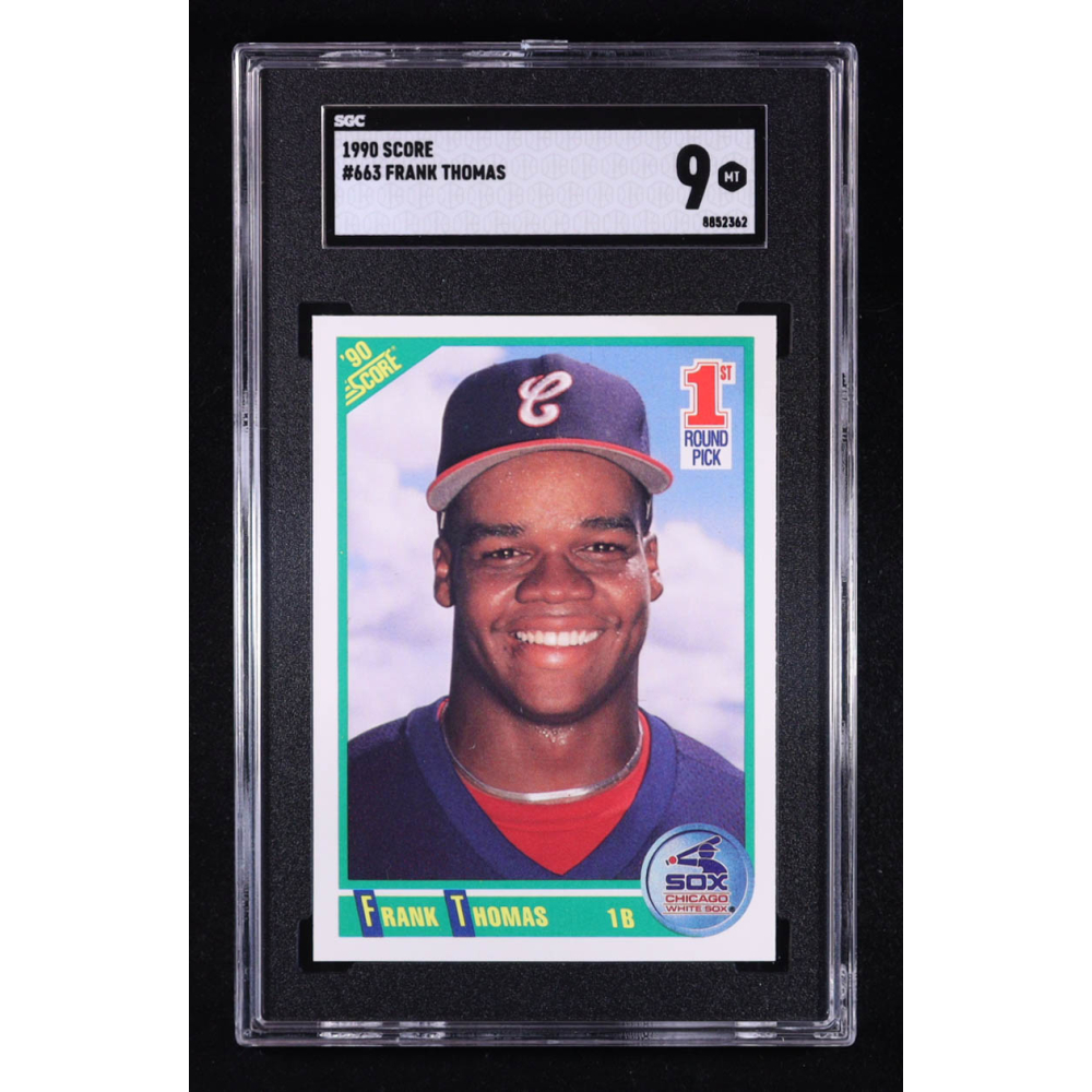Frank Thomas 1990 Score #663 RC (SGC 9) at PristineAuction.com