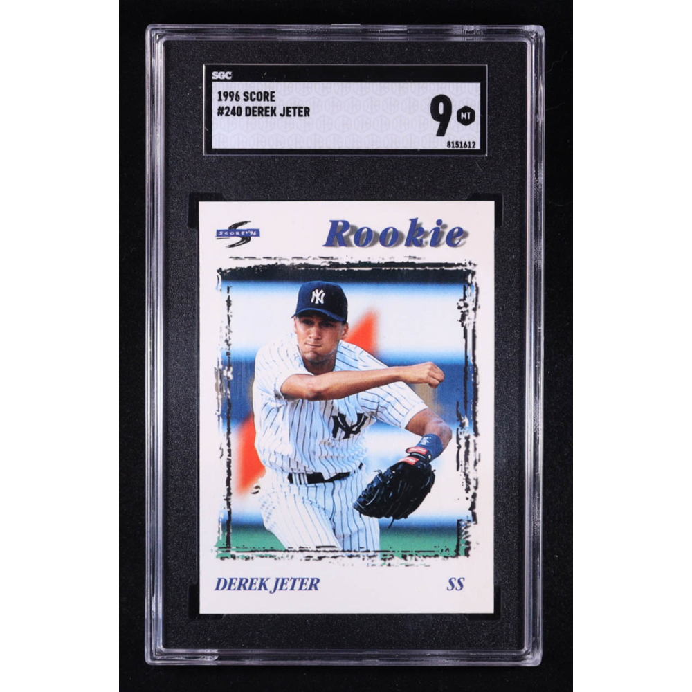 Derek Jeter 1996 Score #240 RC (SGC 9) at PristineAuction.com