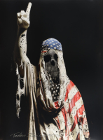 "Liberty #2A" 27x36 2025 Print by Tadas Zaicikas | TedyZet (Zaicikas) at PristineAuction.com
