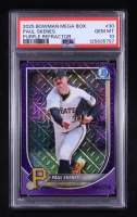 Paul Skenes 2024 Bowman Chrome Mega Box Purple Refractor #30 #34/250 RC (PSA 10) at PristineAuction.com