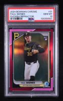 Paul Skenes 2024 Bowman Chrome Fuchsia Refractor #31 #237/299 RC (PSA 10) at PristineAuction.com