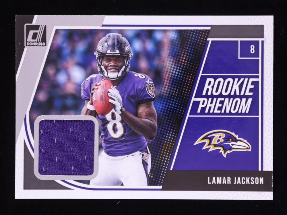 Lamar Jackson 2018 Donruss Rookie Phenom Jerseys #17 RC