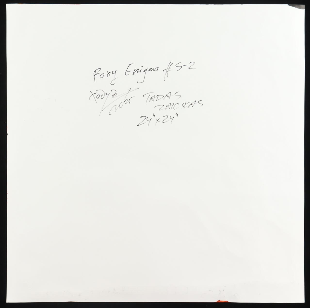 "Foxy Enigma #S-2" 24x24 2025 Original Mixed Media by Tadas Zaicikas | TedyZet (Zaicikas) at PristineAuction.com "Foxy Enigma #S-2" 24x24 2025 Original Mixed Media by Tadas Zaicikas | TedyZet (Zaicikas) at PristineAuction.com