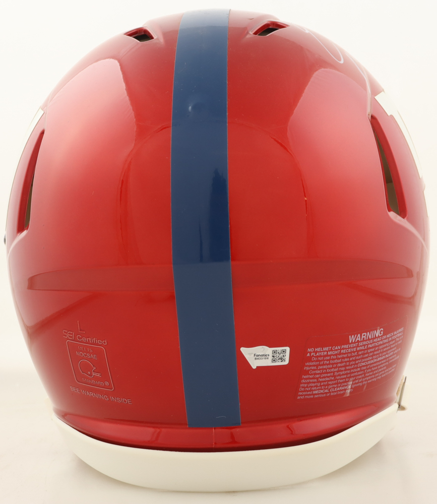 Eli Manning Signed Giants Full-Size Authentic On-Field Flash Alternate Speed Helmet (Fanatics) at PristineAuction.com Eli Manning Signed Giants Full-Size Authentic On-Field Flash Alternate Speed Helmet (Fanatics) at PristineAuction.com