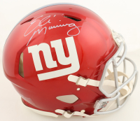 Eli Manning Signed Giants Full-Size Authentic On-Field Flash Alternate Speed Helmet (Fanatics) at PristineAuction.com