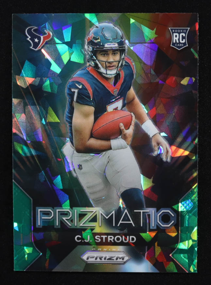 C.J. Stroud 2023 Panini Prizm Prizmatic Green #6 RC