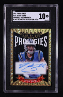 Bryce Young 2024 Topps Finest Prodigies Autographed Black Geometic Refractor #PBY #19/25 (SGC 10) at PristineAuction.com