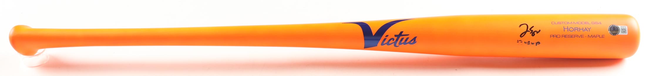 George Springer Signed Victus Player Model Baseball Bat Inscribed "17 WS MVP" (Beckett & Springer) at PristineAuction.com George Springer Signed Victus Player Model Baseball Bat Inscribed "17 WS MVP" (Beckett & Springer) at PristineAuction.com