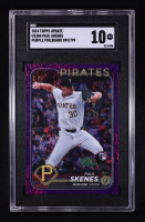 Paul Skenes 2024 Topps Update Purple Foilboard #US288 RC #599/799 (SGC 10) at PristineAuction.com