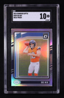 Bo Nix 2024 Donruss Optic Holo Prizm #209 RC (SGC 10) at PristineAuction.com