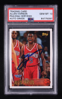 Allen Iverson Signed 1996-97 Topps #171 RC (PSA | Auto 10) at PristineAuction.com