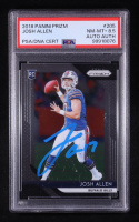 Josh Allen Signed 2018 Panini Prizm #205 RC (PSA 8.5) at PristineAuction.com