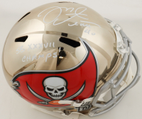 Mike Alstott Signed Buccaneers Full-Size Chrome Speed Helmet Inscribed "SB XXXVII Champs!" (PSA) at PristineAuction.com