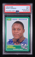 Barry Sanders Signed 1989 Score #257 RC (PSA 7) at PristineAuction.com
