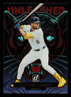 Jackson Chourio 2025 Donruss Unleashed Holo #10 #121/199 at PristineAuction.com