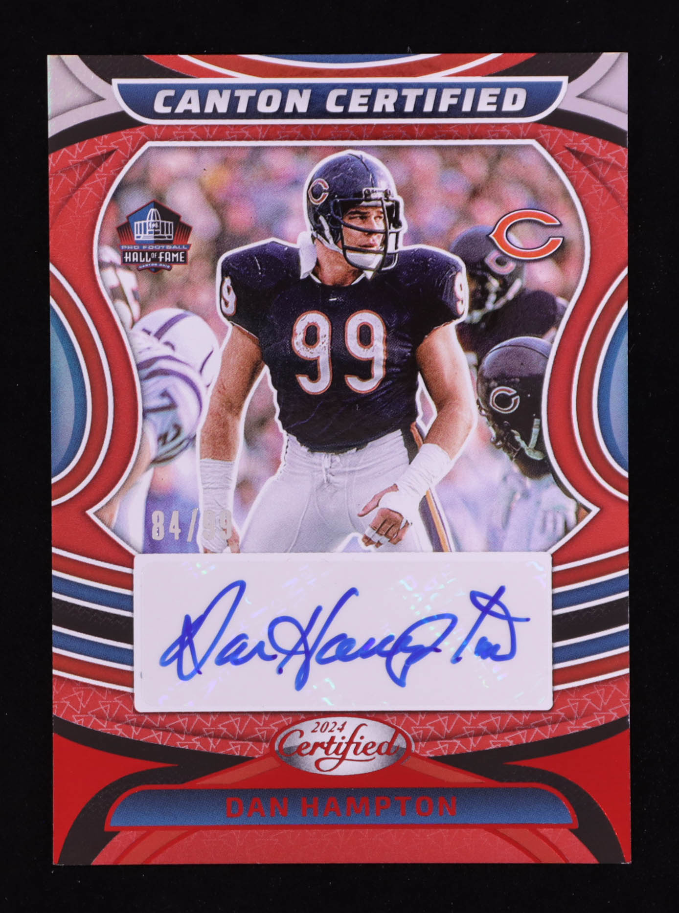 Dan Hampton 2024 Certified Canton Certified Signatures Mirror Red #20 #84/99 at PristineAuction.com Dan Hampton 2024 Certified Canton Certified Signatures Mirror Red #20 #84/99 at PristineAuction.com