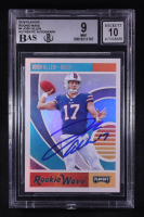 Josh Allen Signed 2018 Playoff Rookie Wave #4 RC (BAS 9 | Auto 10) at PristineAuction.com