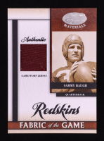 Sammy Baugh 2008 Leaf Certified Materials Fabric of the Game #63 #30/50 at PristineAuction.com