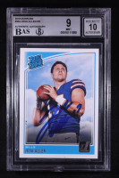 Josh Allen Signed 2018 Donruss #304 RR RC (BAS 9 | Auto 10) at PristineAuction.com