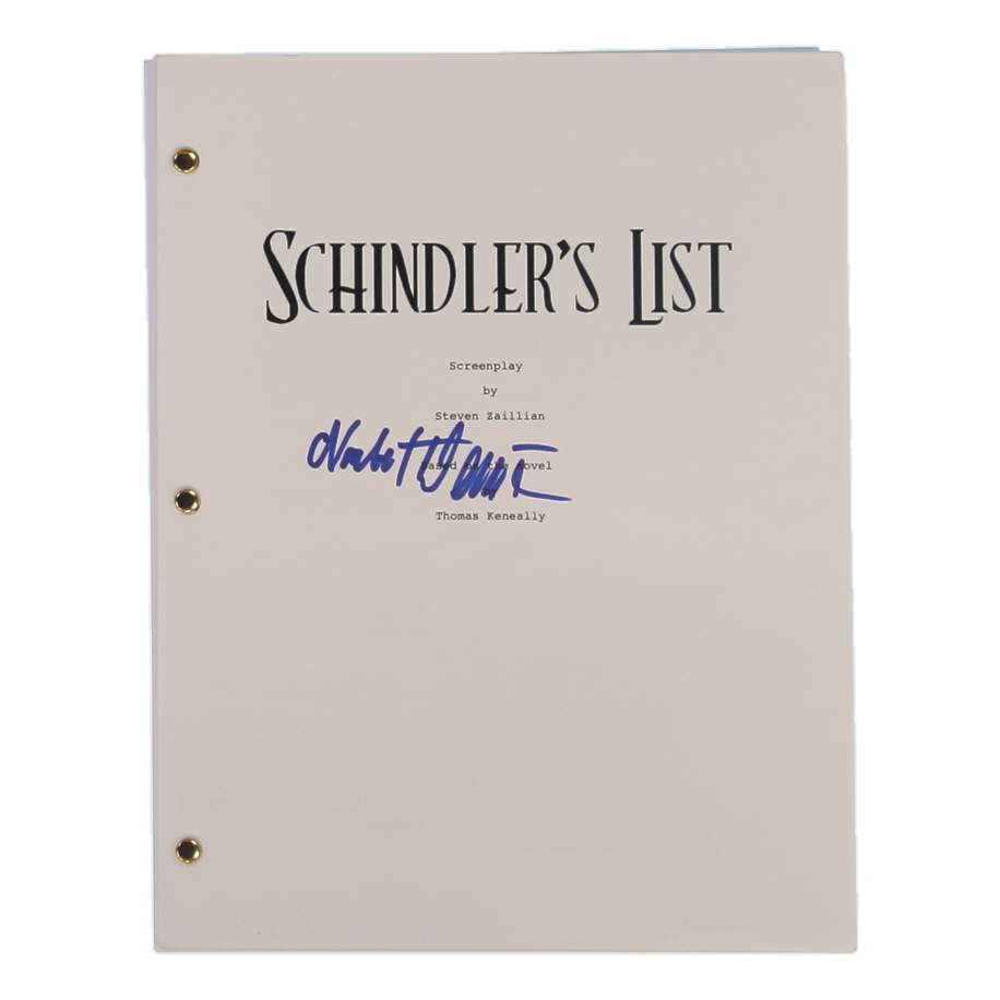 Norbert Weisser Signed "Schindler's List" Movie Script (ACOA) at PristineAuction.com Norbert Weisser Signed "Schindler's List" Movie Script (ACOA) at PristineAuction.com