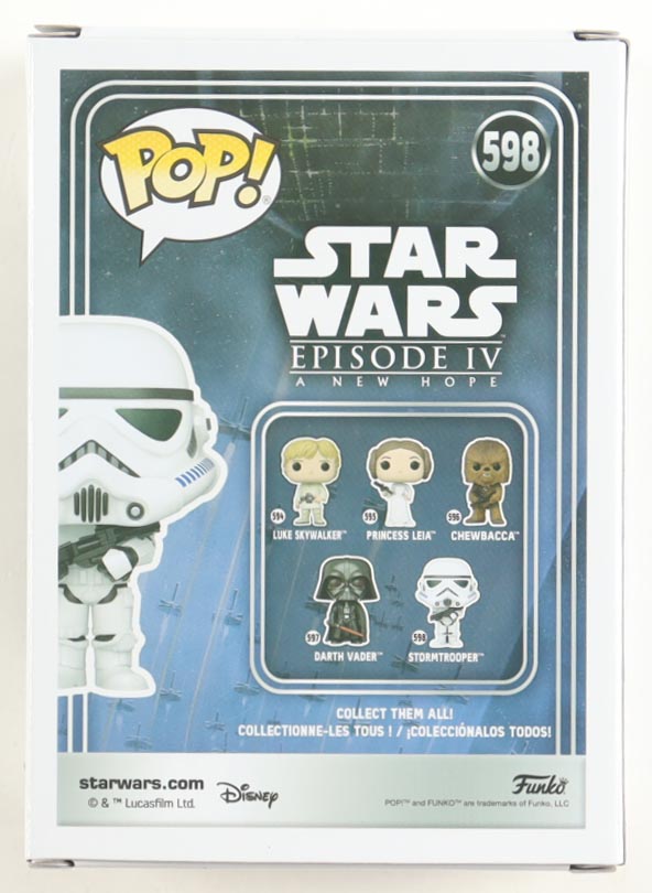 Kevin Smith Signed "Star Wars" #598 Stormtrooper Funko Pop! Bobble-Head Vinyl Figure (JSA) at PristineAuction.com Kevin Smith Signed "Star Wars" #598 Stormtrooper Funko Pop! Bobble-Head Vinyl Figure (JSA) at PristineAuction.com