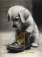 "Waiting for You" 27x36 2025 Print by Elena Vaisman | Ele2Wais (Vaisman) at PristineAuction.com