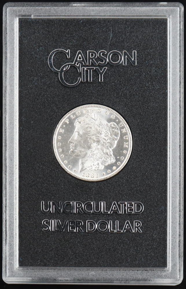 1882-CC Morgan Silver Dollar - Carson City at PristineAuction.com 1882-CC Morgan Silver Dollar - Carson City at PristineAuction.com