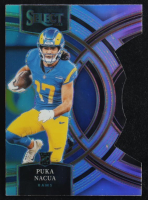 Puka Nacua 2023 Select Premier Silver Prizm Die Cut #199 RC at PristineAuction.com