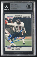 Mike Singletary Signed 1990-91 Pro Set Super Bowl 160 #93 (BGS) at PristineAuction.com