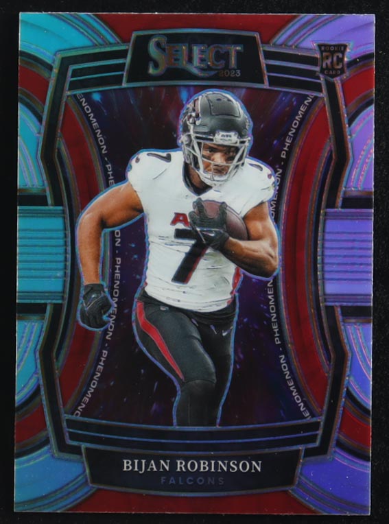 Bijan Robinson 2023 Panini Select Phenomenon Prizm #PH-BRO RC at PristineAuction.com Bijan Robinson 2023 Panini Select Phenomenon Prizm #PH-BRO RC at PristineAuction.com