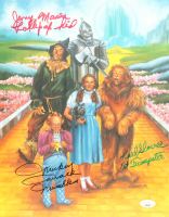 Jerry Maren, Mickey Carroll & Karl Slover Signed "The Wizard of Oz" 11x14 Print with Character Name Inscriptions (JSA) at PristineAuction.com