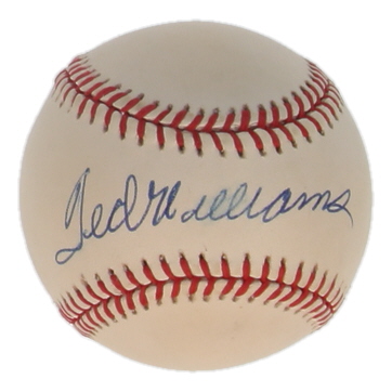 Ted Williams Signed OAL Baseball (PSA | Auto Grade 7) at PristineAuction.com Ted Williams Signed OAL Baseball (PSA | Auto Grade 7) at PristineAuction.com