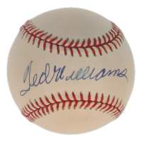 Ted Williams Signed OAL Baseball (PSA | Auto Grade 7) at PristineAuction.com