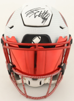 J.J. Watt Signed Texans Full-Size Authentic On-Field Carbon Fiber Alternate SpeedFlex Helmet with Custom Visor (JSA) at PristineAuction.com