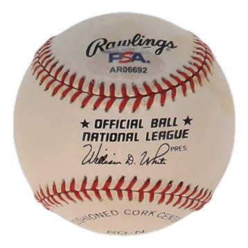 Stan Musial Signed ONL Baseball (PSA | Auto Grade 9) at PristineAuction.com Stan Musial Signed ONL Baseball (PSA | Auto Grade 9) at PristineAuction.com