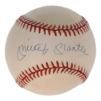 Mickey Mantle Signed OAL Baseball (PSA | Auto Grade 9) at PristineAuction.com