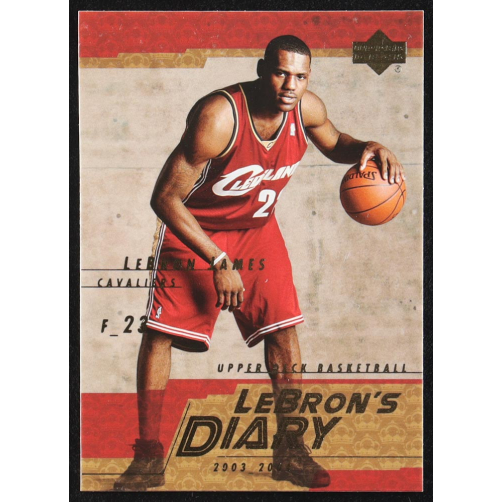 LeBron James 2003-04 Upper Deck LeBron's Diary #LJ13 RC at PristineAuction.com
