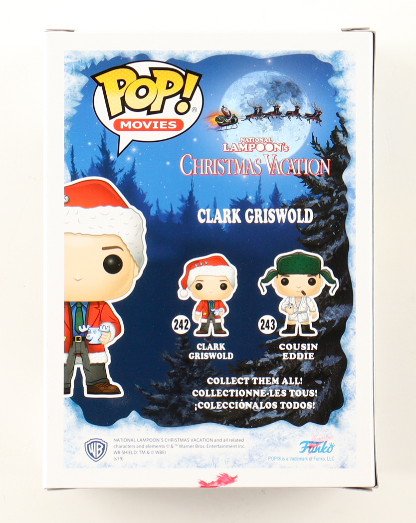Chevy Chase Signed "National Lampoon's Christmas Vacation" #242 Clark Griswold Funko Pop! Vinyl Figure (Beckett) at PristineAuction.com Chevy Chase Signed "National Lampoon's Christmas Vacation" #242 Clark Griswold Funko Pop! Vinyl Figure (Beckett) at PristineAuction.com