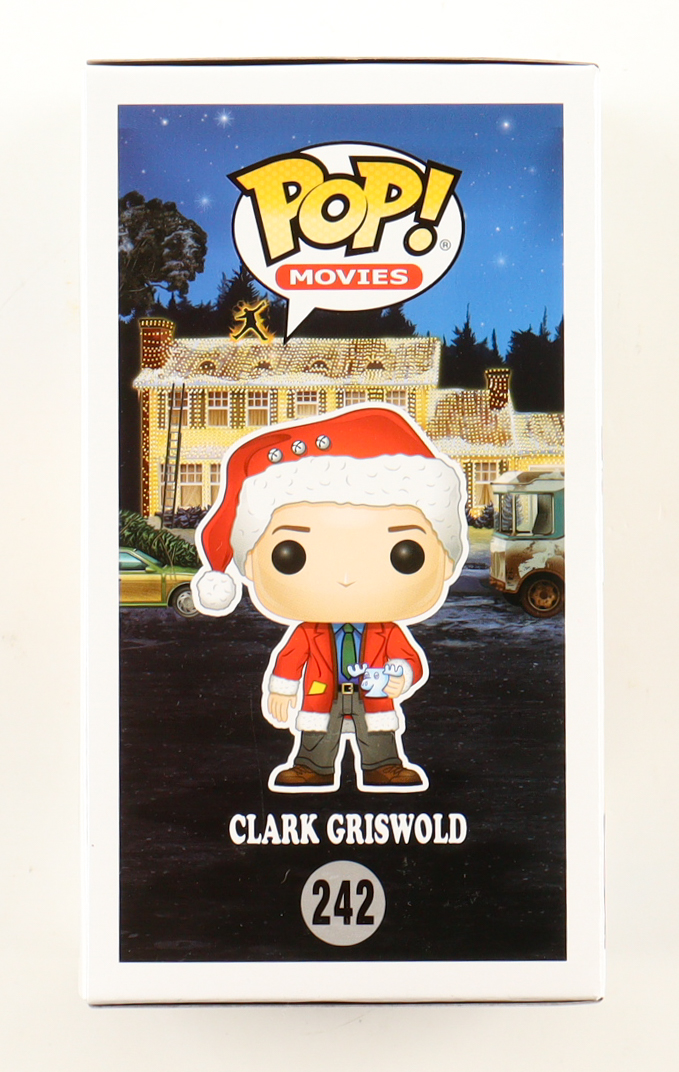 Chevy Chase Signed "National Lampoon's Christmas Vacation" #242 Clark Griswold Funko Pop! Vinyl Figure (Beckett) at PristineAuction.com Chevy Chase Signed "National Lampoon's Christmas Vacation" #242 Clark Griswold Funko Pop! Vinyl Figure (Beckett) at PristineAuction.com
