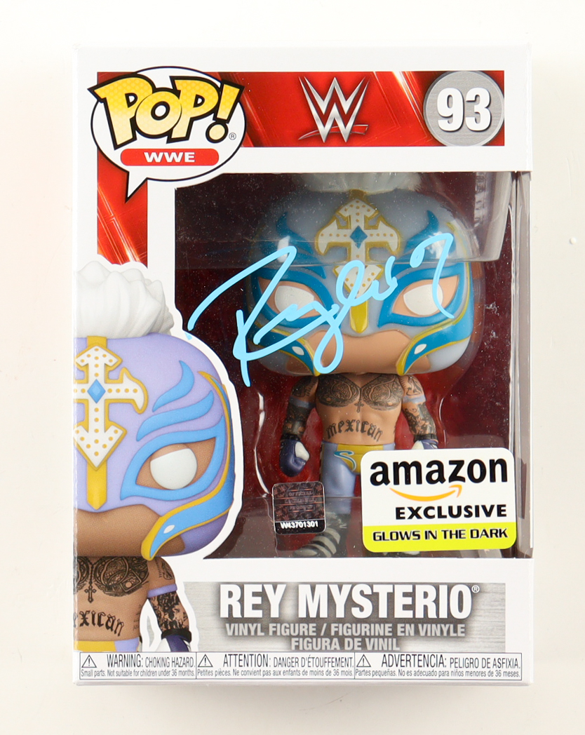 Rey Mysterio Signed "WWE" #93 Funko Pop! Vinyl Figure (Fanatics) at PristineAuction.com Rey Mysterio Signed "WWE" #93 Funko Pop! Vinyl Figure (Fanatics) at PristineAuction.com