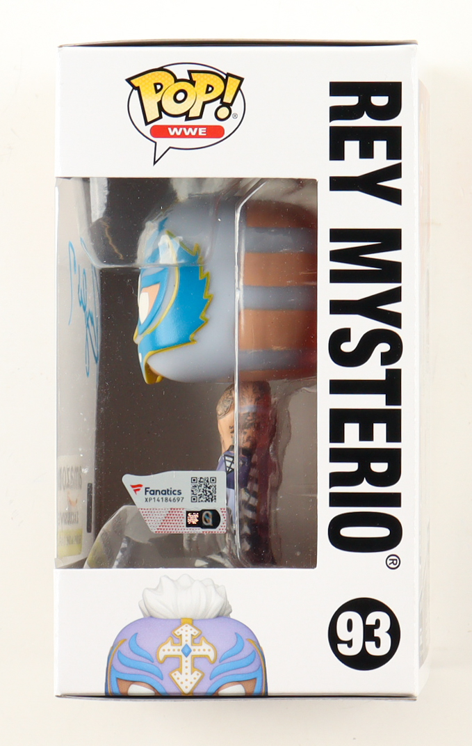 Rey Mysterio Signed "WWE" #93 Funko Pop! Vinyl Figure (Fanatics) at PristineAuction.com Rey Mysterio Signed "WWE" #93 Funko Pop! Vinyl Figure (Fanatics) at PristineAuction.com